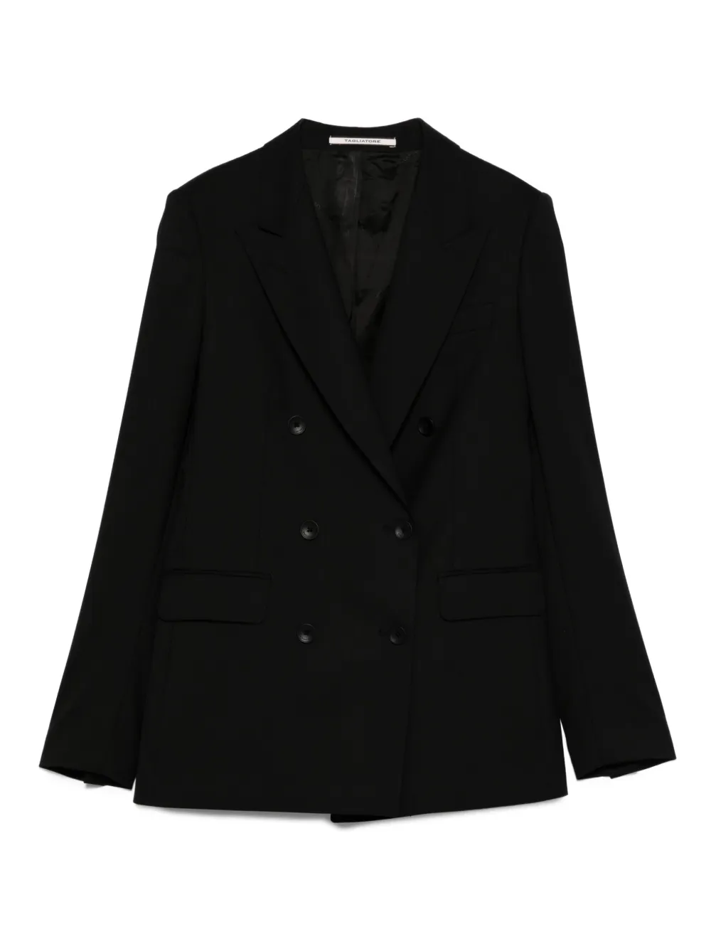 Tagliatore double-breasted blazer Zwart