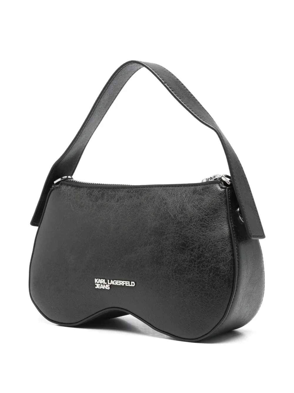 Karl Lagerfeld Gewelfde shopper met logo Zwart