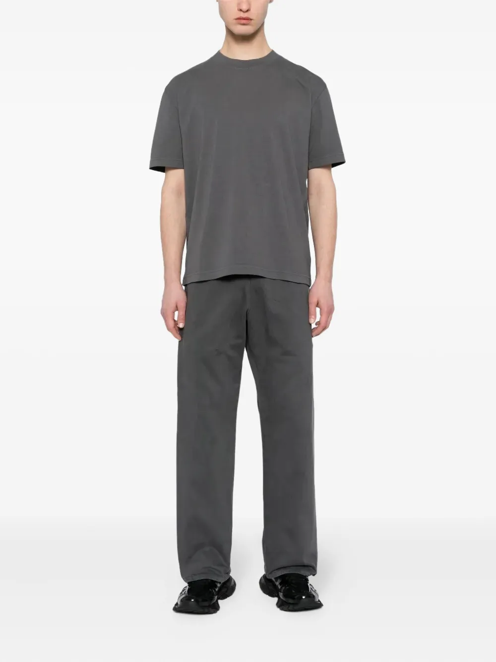 Adidas Yeezy T-shirt met ronde hals - Grijs