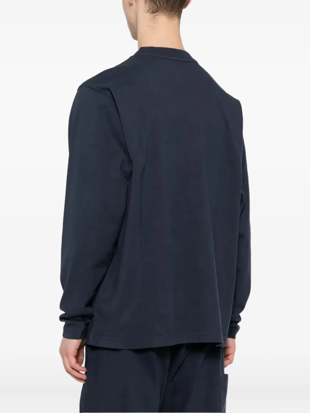adidas Yeezy Katoenen T-shirt met lange mouwen Blauw