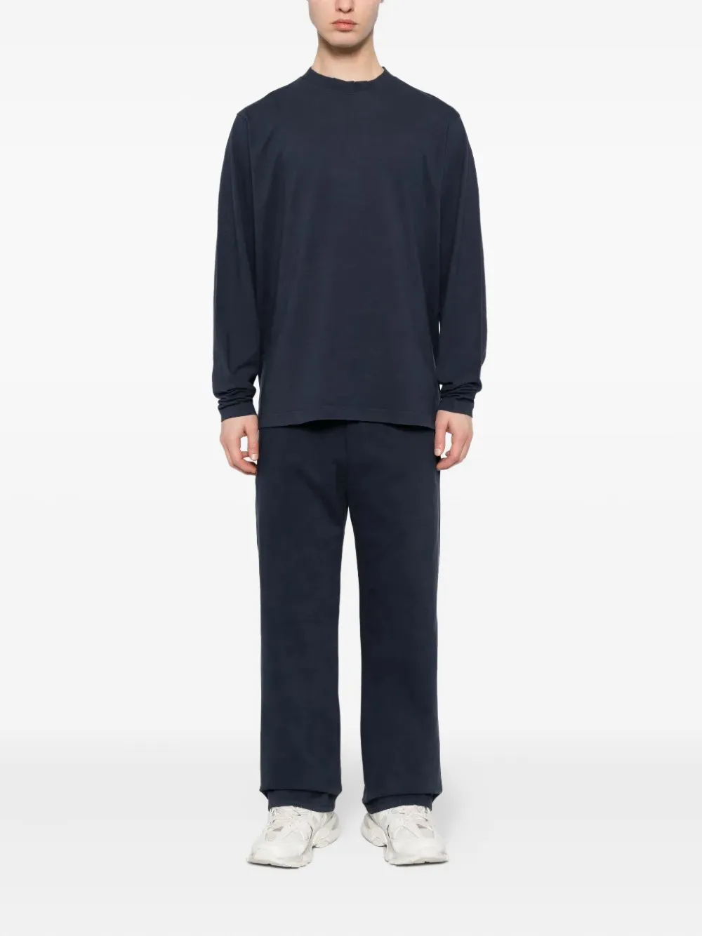 Adidas Yeezy Katoenen T-shirt met lange mouwen - Blauw