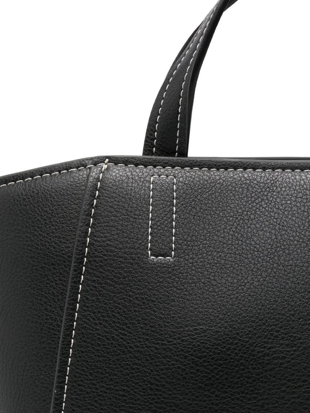 Karl Lagerfeld Shopper met contrasterende afwerking Zwart