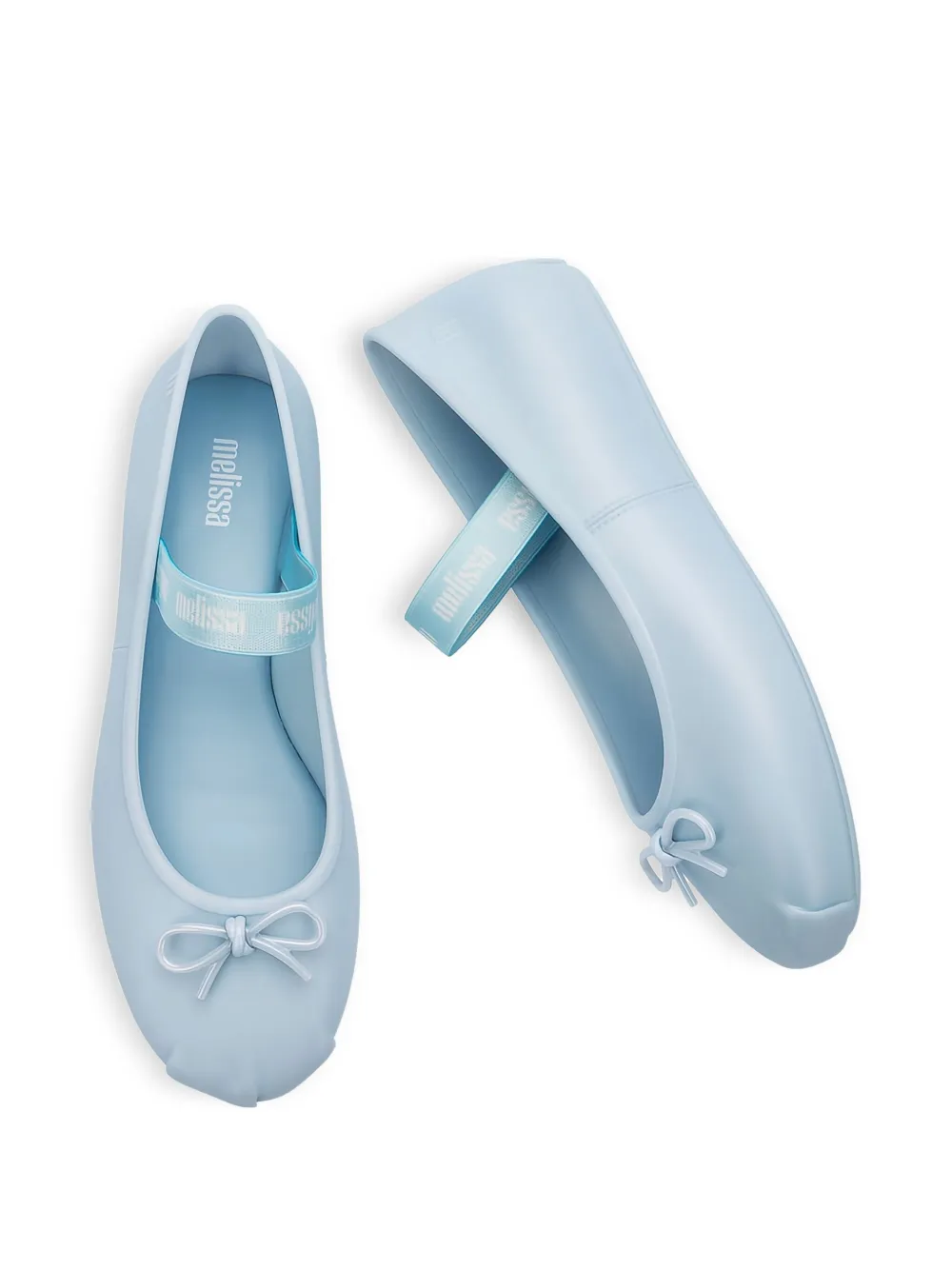 Melissa Sophie bow-detail ballet flats Blue