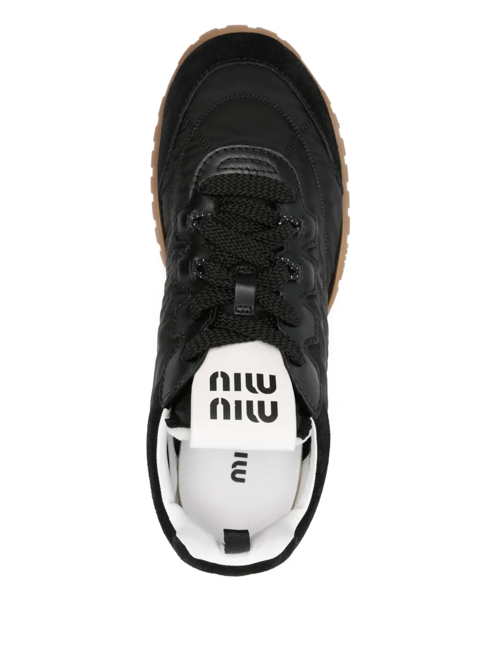 Miu Sneakers met vlakken Zwart