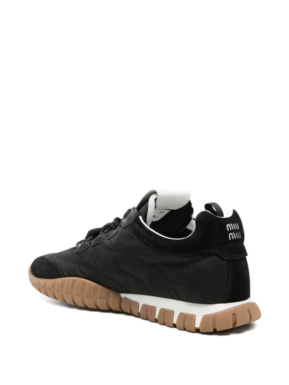 Miu Sneakers met vlakken Zwart
