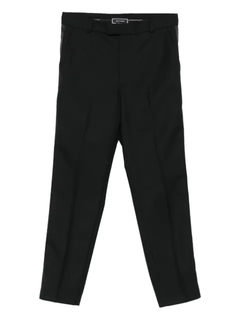 STYLAND leather-panelled trousers