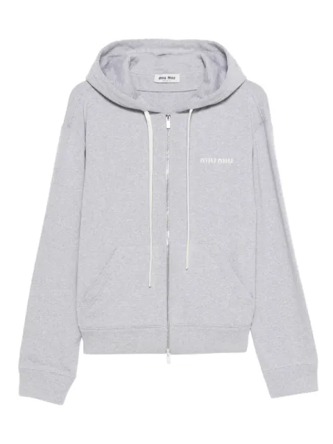 Miu Miu zip-up hoodie