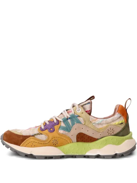 FLOWER MOUNTAIN кроссовки в технике пэчворк