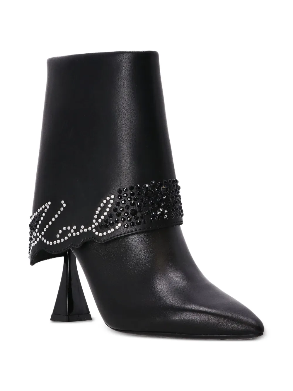 Karl Lagerfeld crystal-embellished pointed-toe boots | Ankle Boots | Image 2