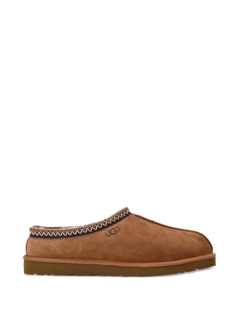 UGG stitched-trim sheepskin slippers