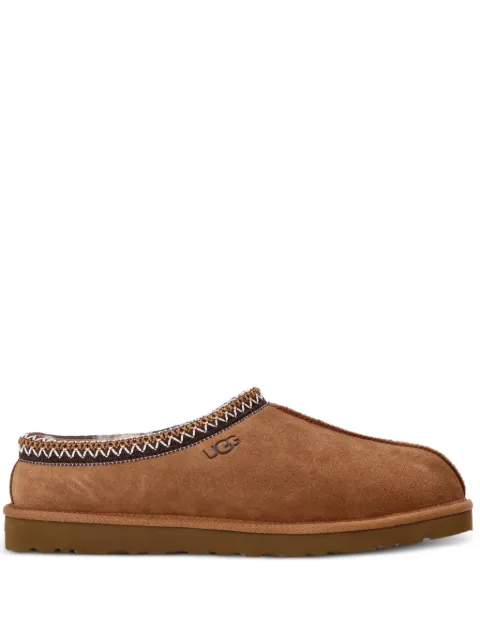 UGG stitched-trim sheepskin slippers