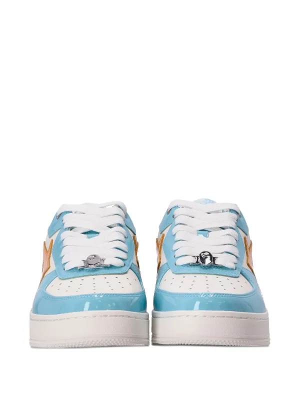 A BATHING APE® スター ライトニング スニーカー | ブルー | FARFETCH JP