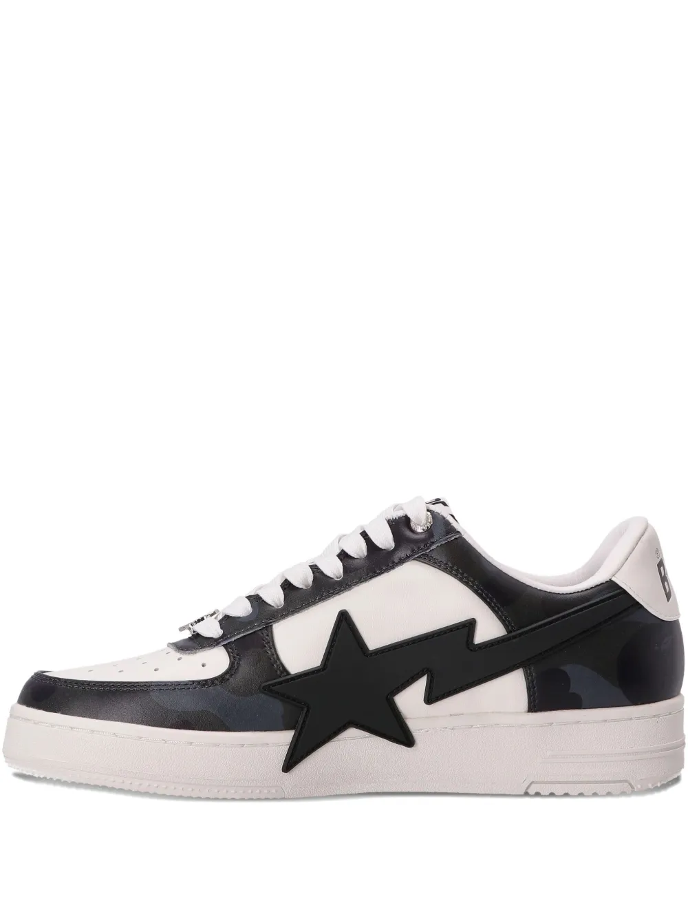 A BATHING APE® tenis STA con parche del logo | negro | Image 1