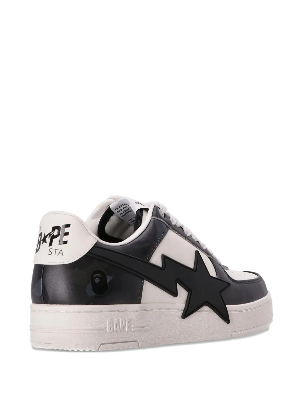 A BATHING APE STA sneakers met logopatch Zwart
