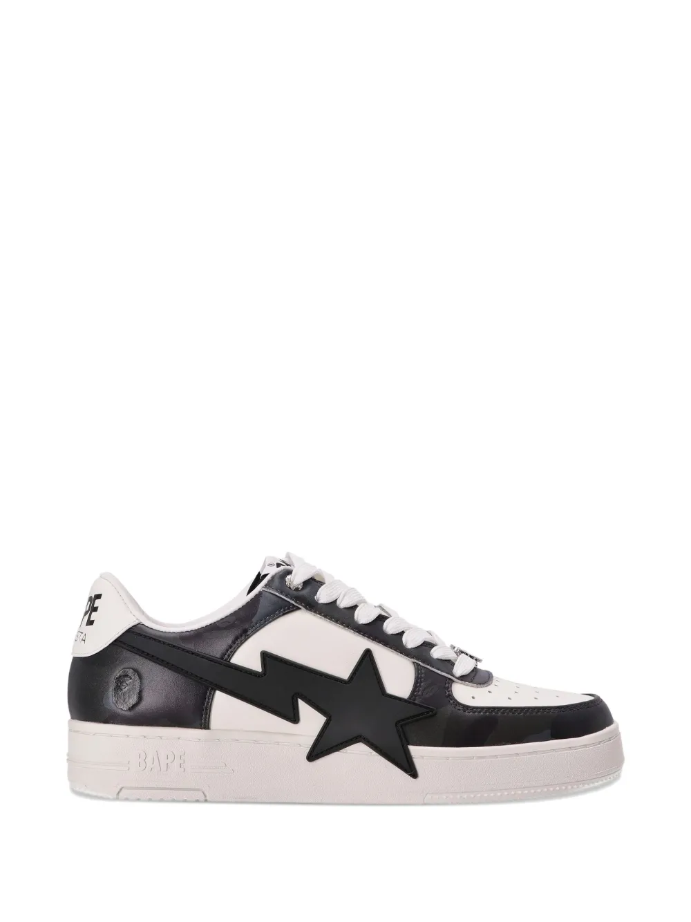 A BATHING APE STA sneakers met logopatch Zwart