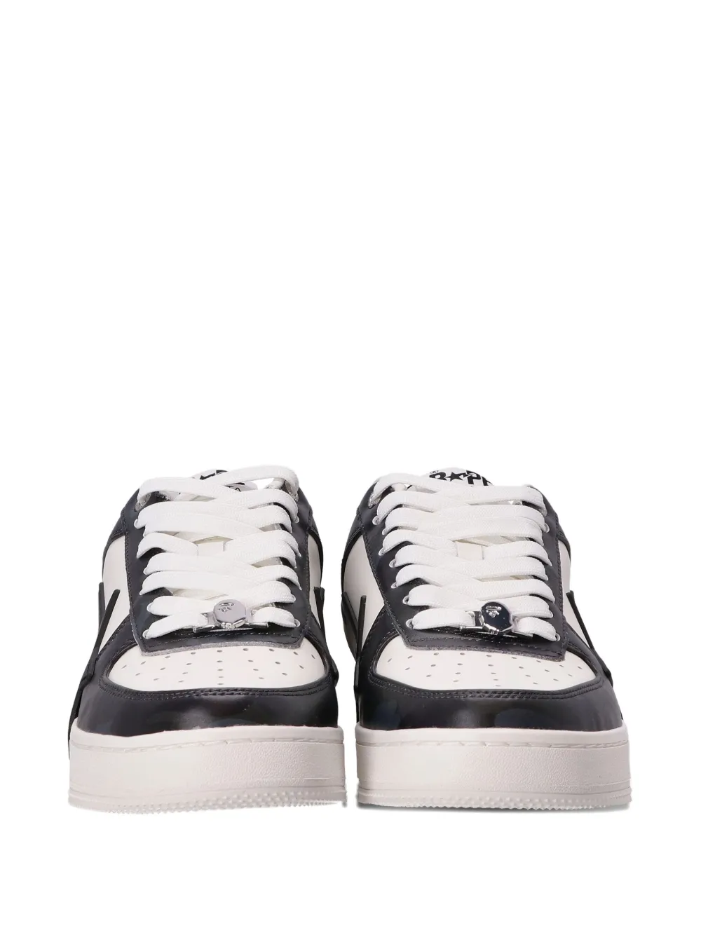 A BATHING APE STA sneakers met logopatch Zwart