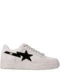 A BATHING APE® STA logo-patch sneakers - White