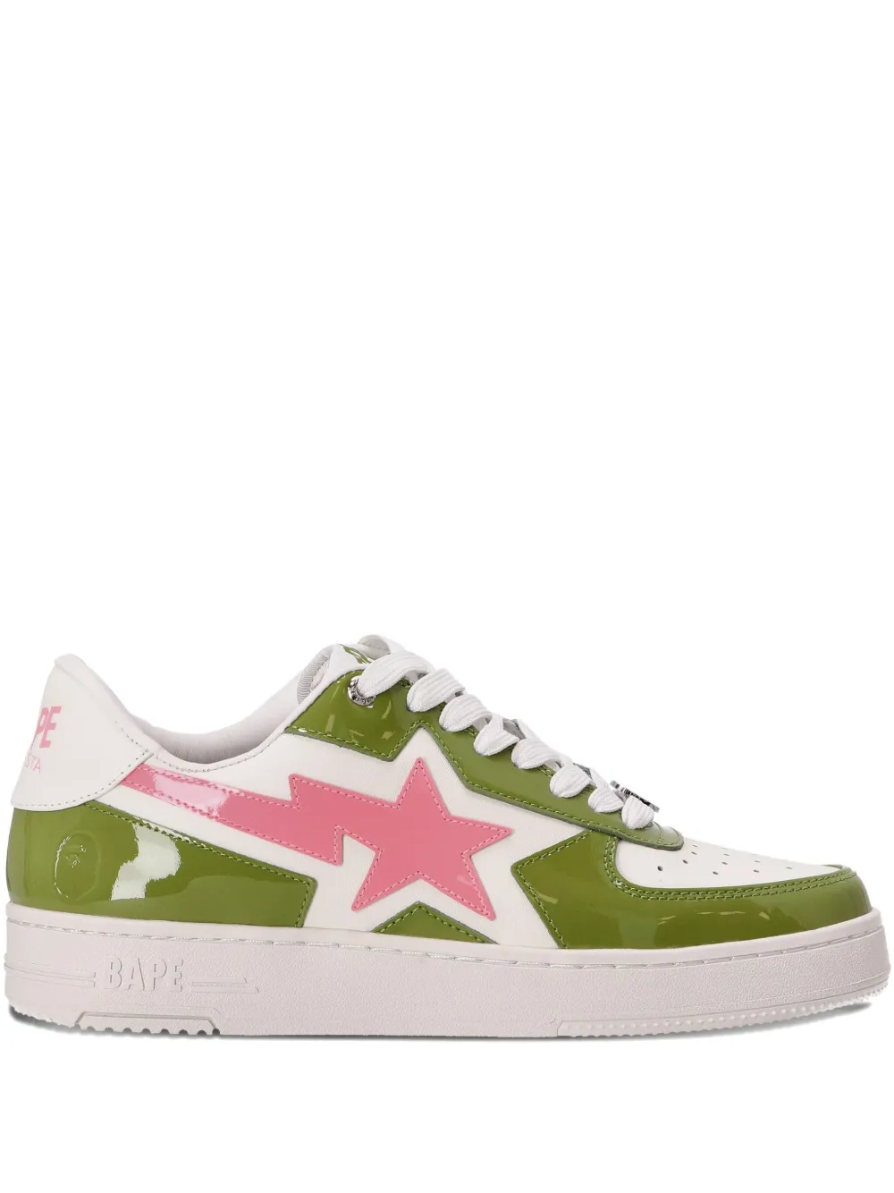 A BATHING APE Sneakers met bliksemflits Groen