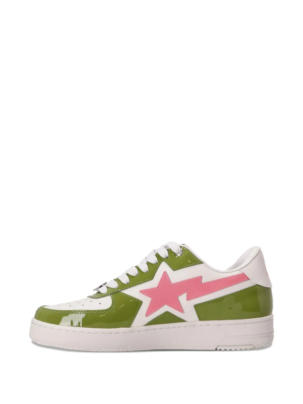 A BATHING APE Sneakers met bliksemflits Groen