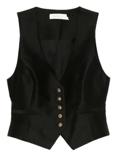 ZIMMERMANN button-fastening sleeveless vest