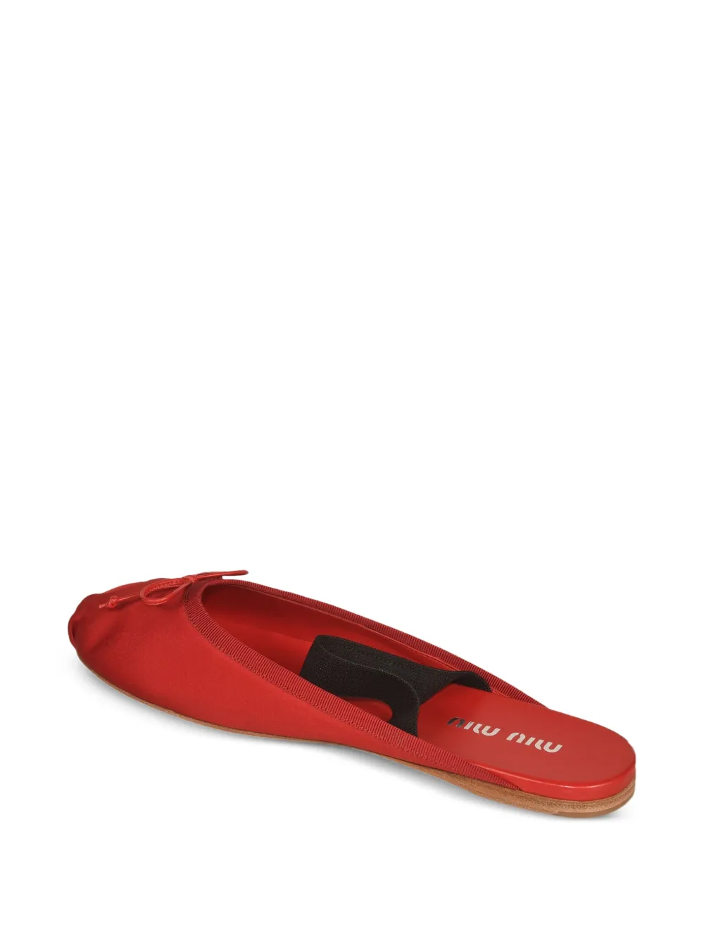 Miu Muiltjes met strikdetail Rood