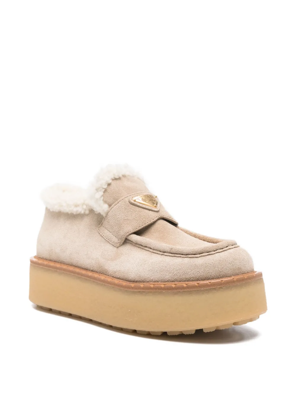 Prada Suède loafers Bruin