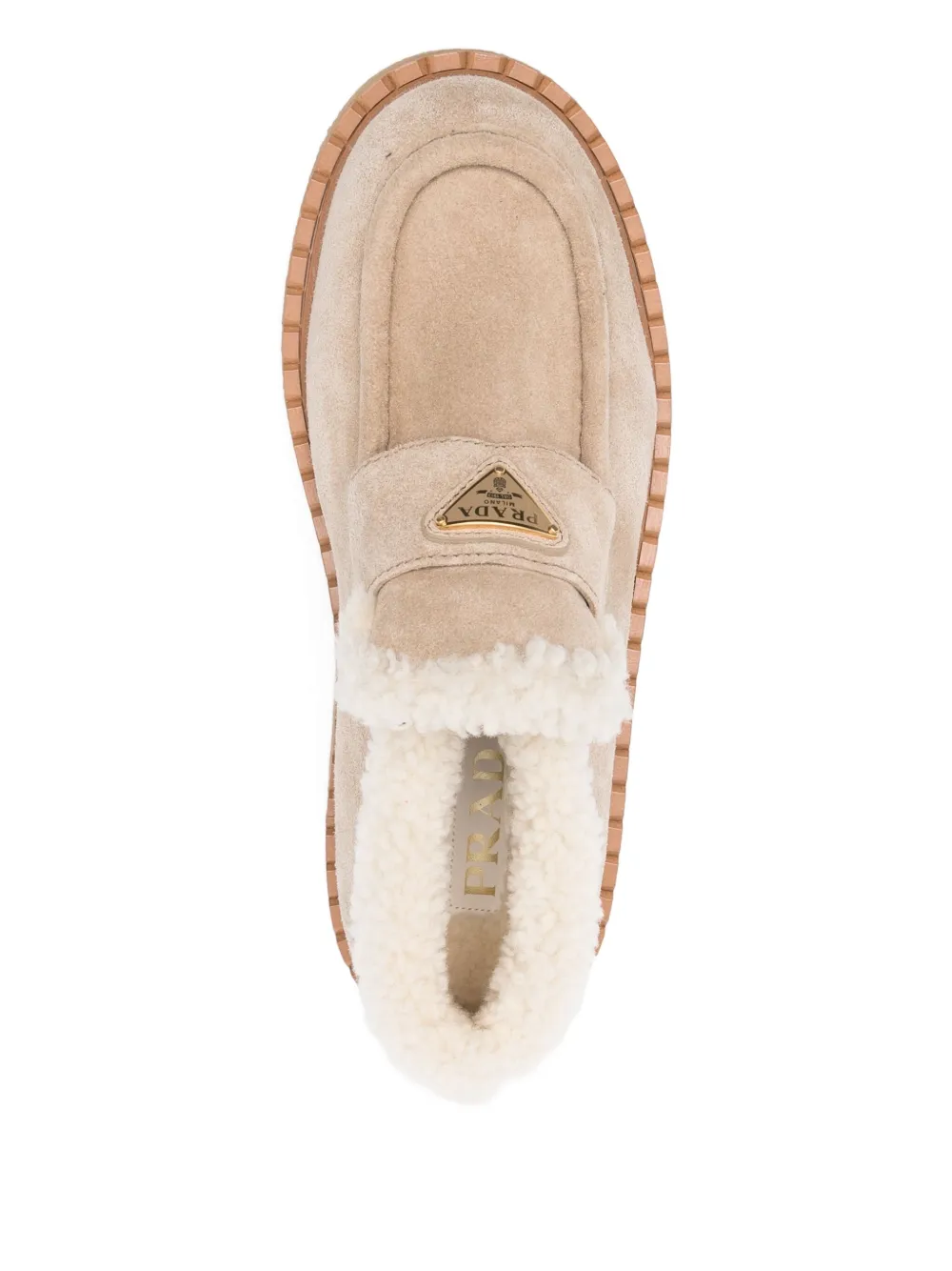 Prada Suède loafers Bruin