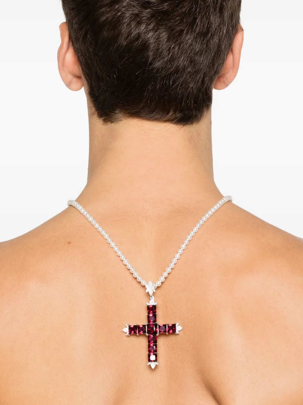 DARKAI Diana faux-pearls necklace | Men | Image 2