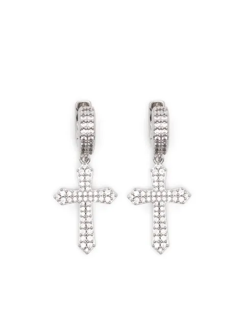 DARKAI Cross drop earrings