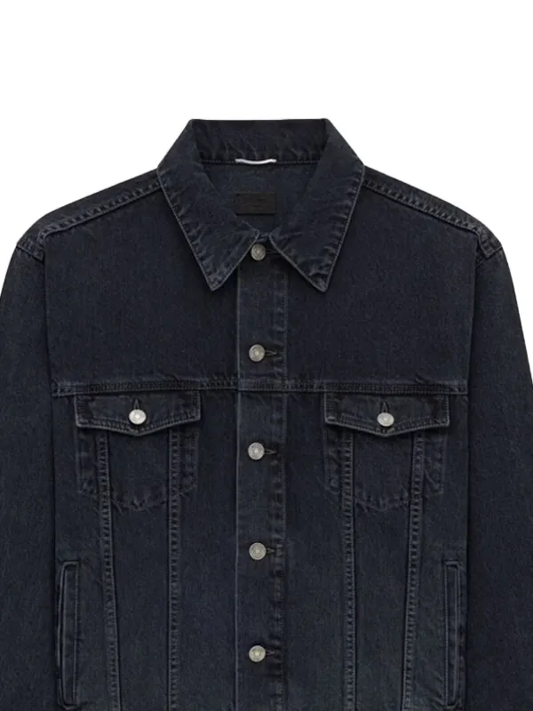 Saint Laurent デニムジャケット | ブラック | FARFETCH JP