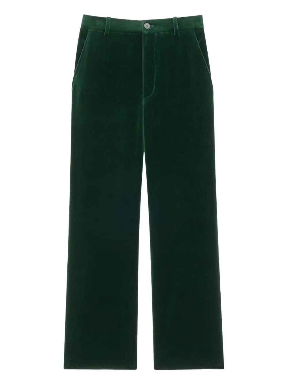 Saint Laurent Straight broek Groen