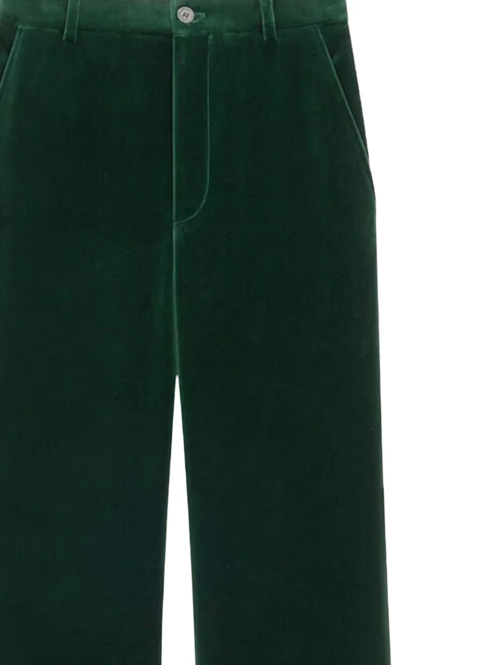 Saint Laurent Straight broek Groen
