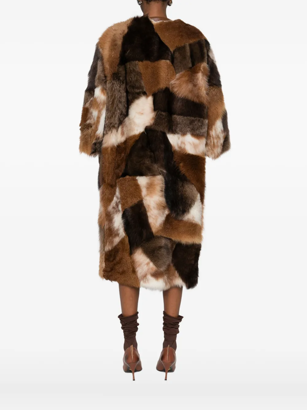 Prada Jas van imitatiebont Bruin