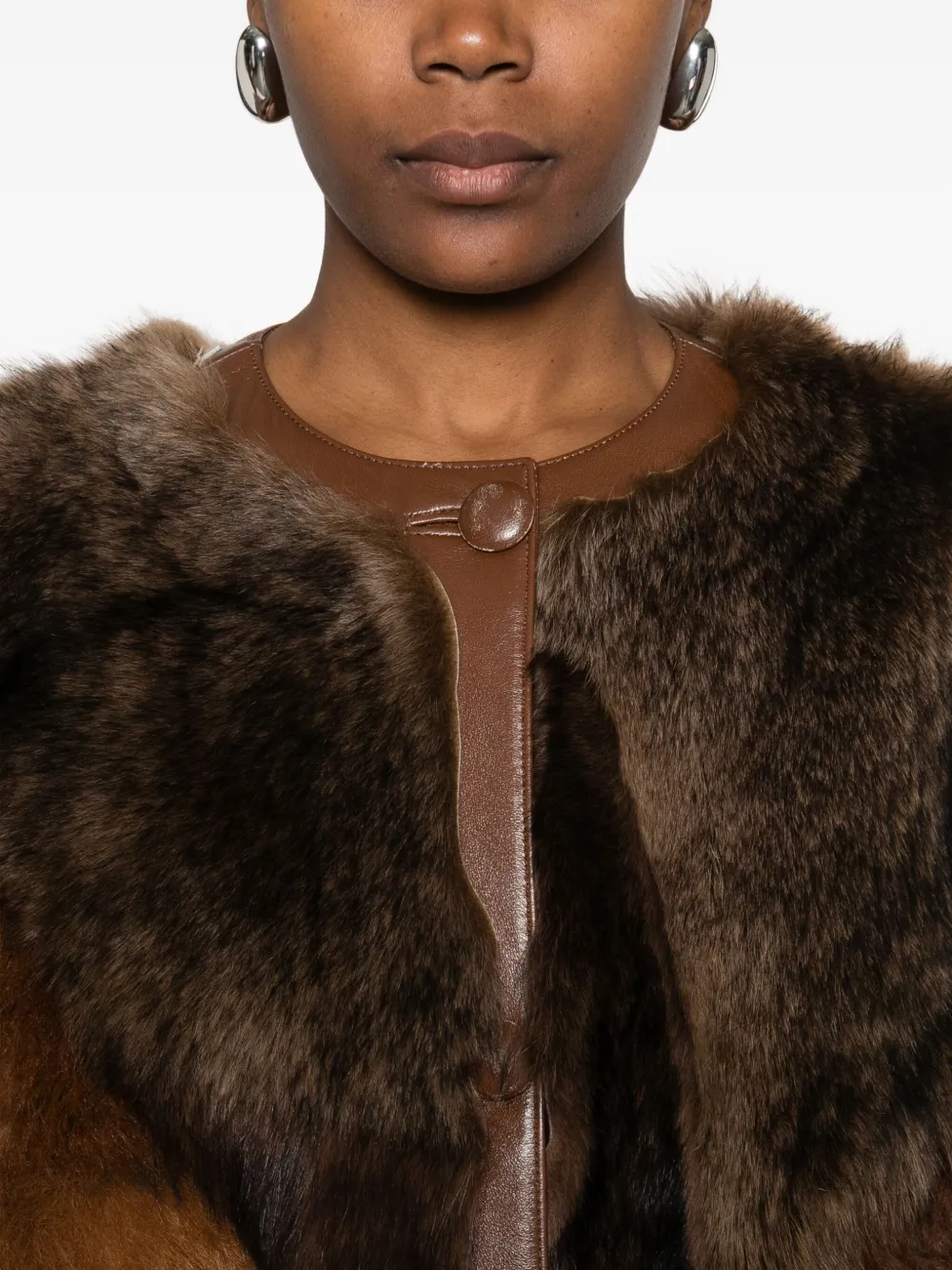 Prada Jas van imitatiebont Bruin