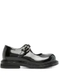 Moschino buckle-fastening patent-leather pumps - Black