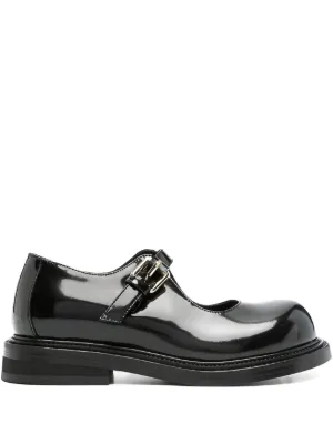 【Moschino】80mm メリージェーンレザーパンプス MOSCHINO 80mm Leather Mary Jane Pumps Moschino