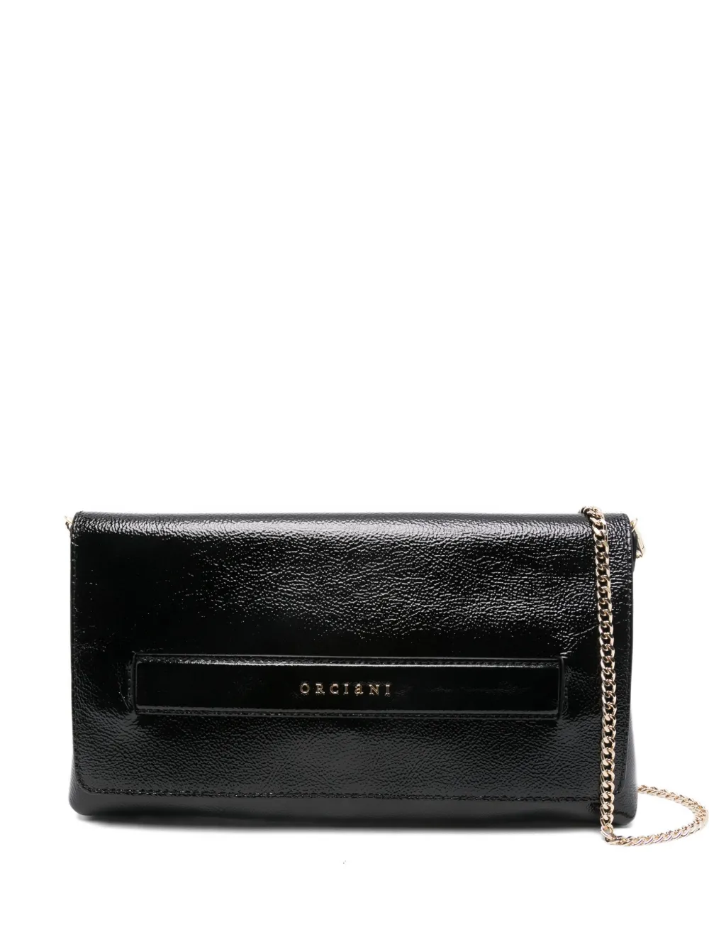 Orciani leather clutch bag | Black | Image 1