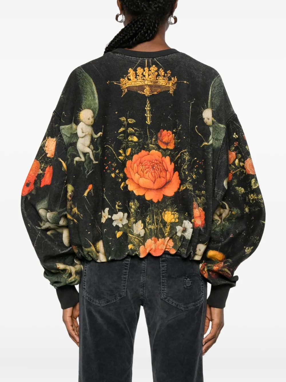 R13 Printed Sweatshirt In Multi