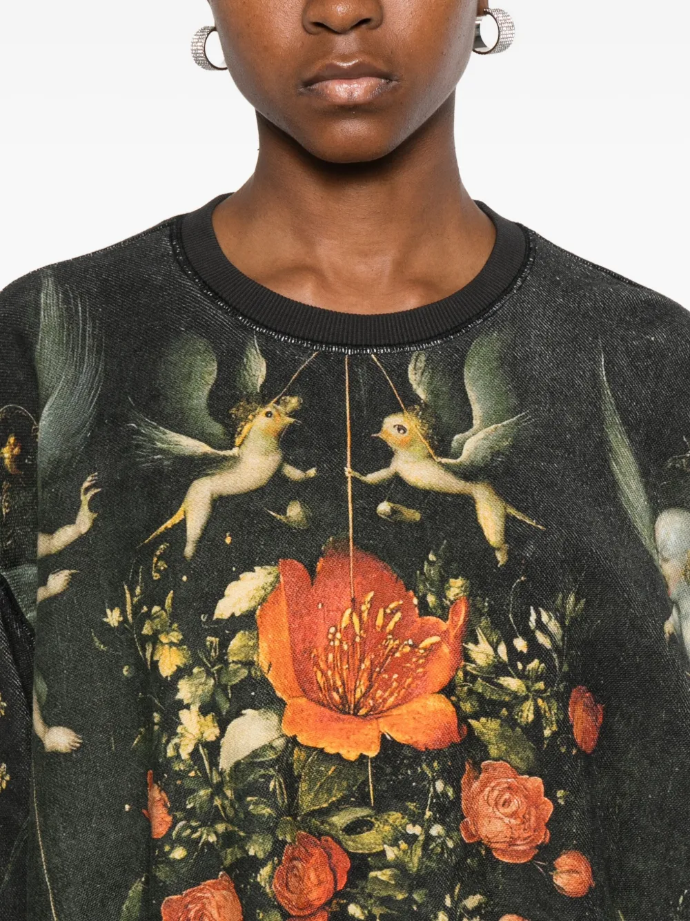 R13 Printed Sweatshirt In Multi