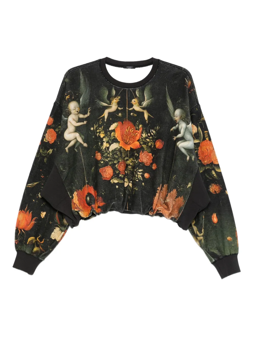R13 sudadera estampada | negro | Image 1