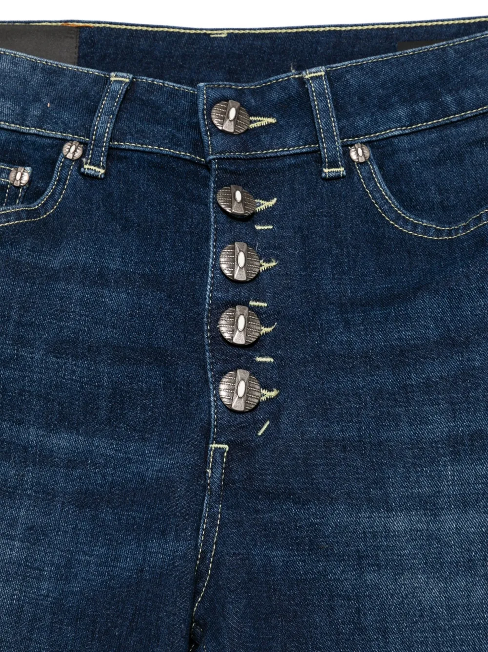 Dondup Buttoned Jeans In Blue
