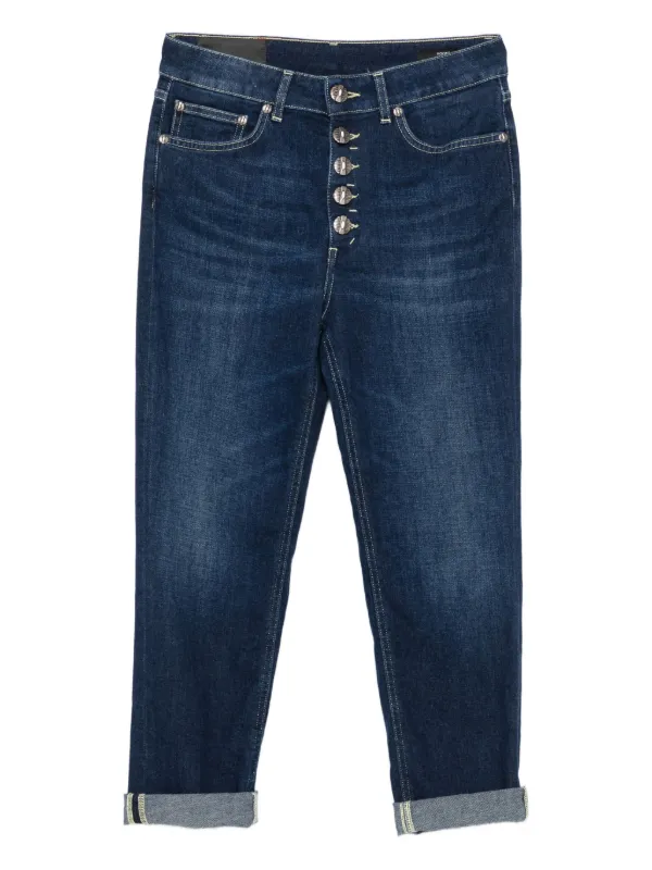 DONDUP Buttoned Jeans Blue FARFETCH ID
