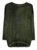 Avant Toi metallic-detail sweater - Green