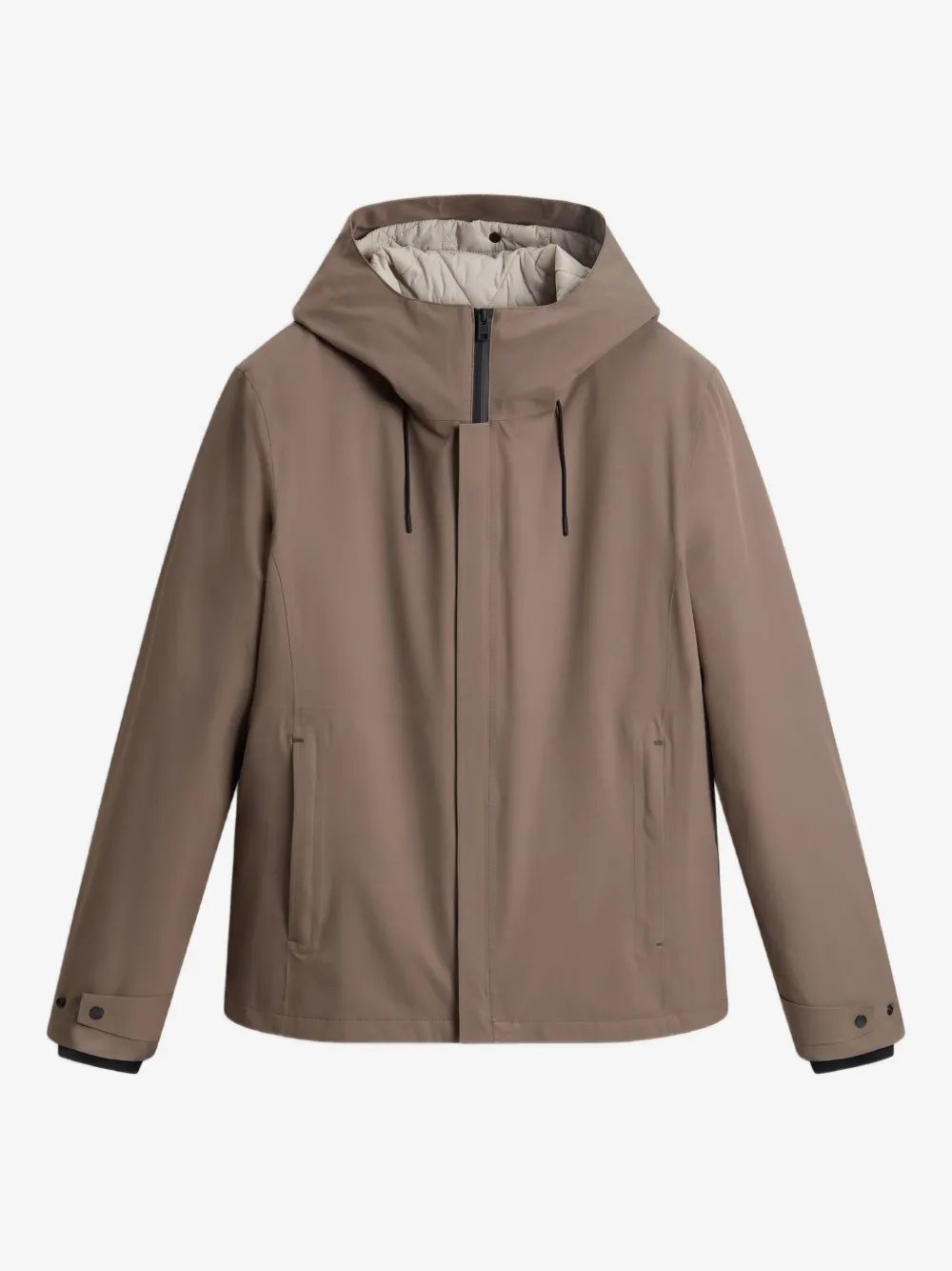 Woolrich chamarra capitonada con capucha | marrón | Image 1