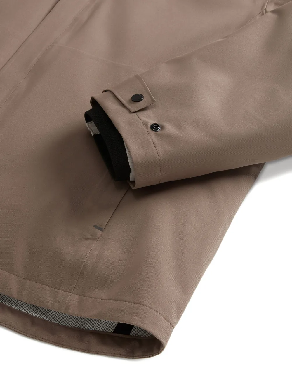 Woolrich hooded quilted jacket Bruin