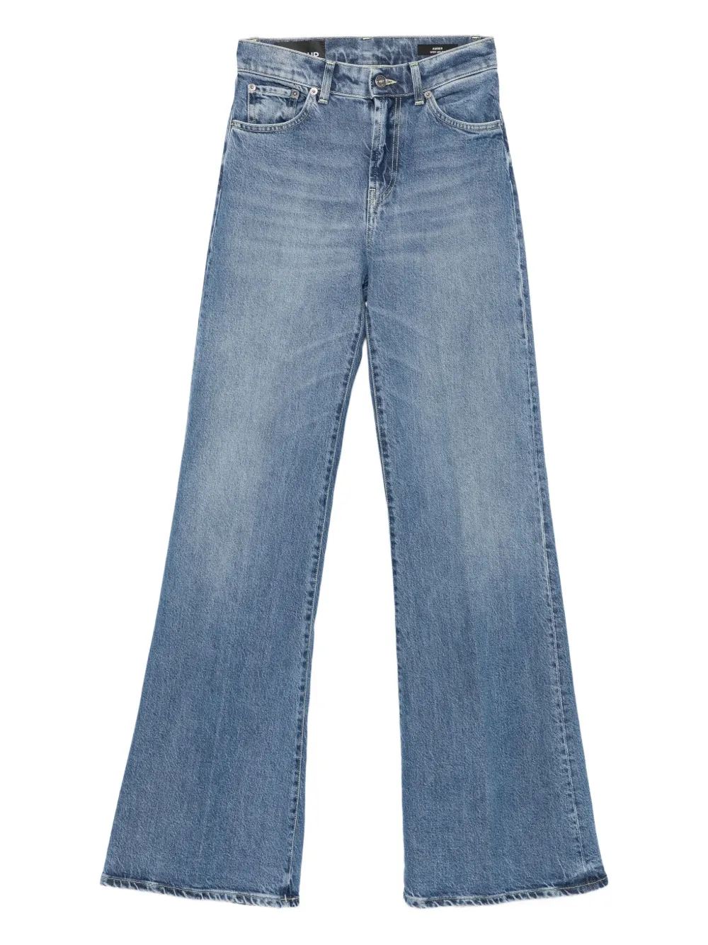 DONDUP logo-patch jeans - Blu