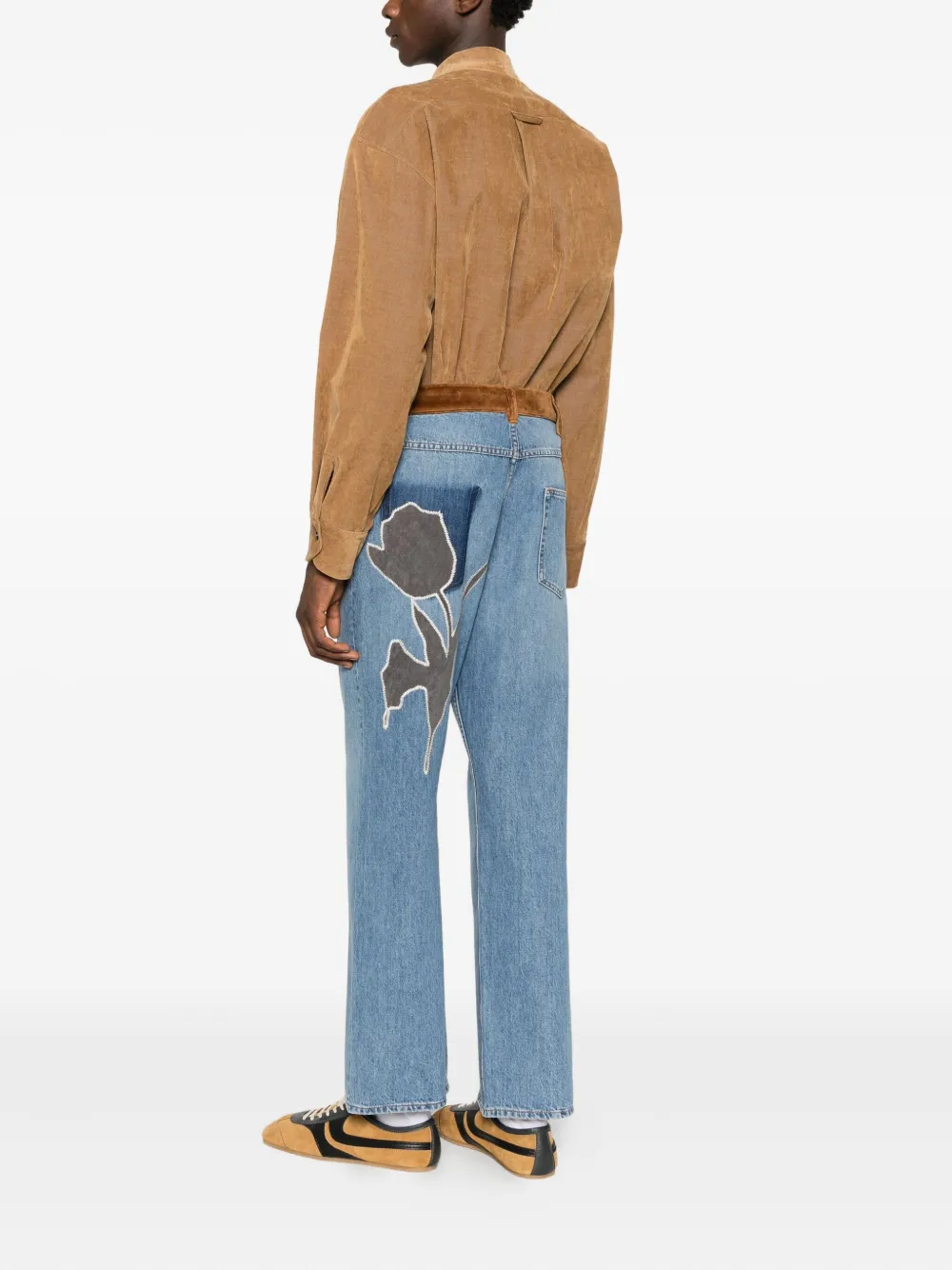 Marni jeans con aplique floral | Pantalones rectos y con corte regular | Image 2