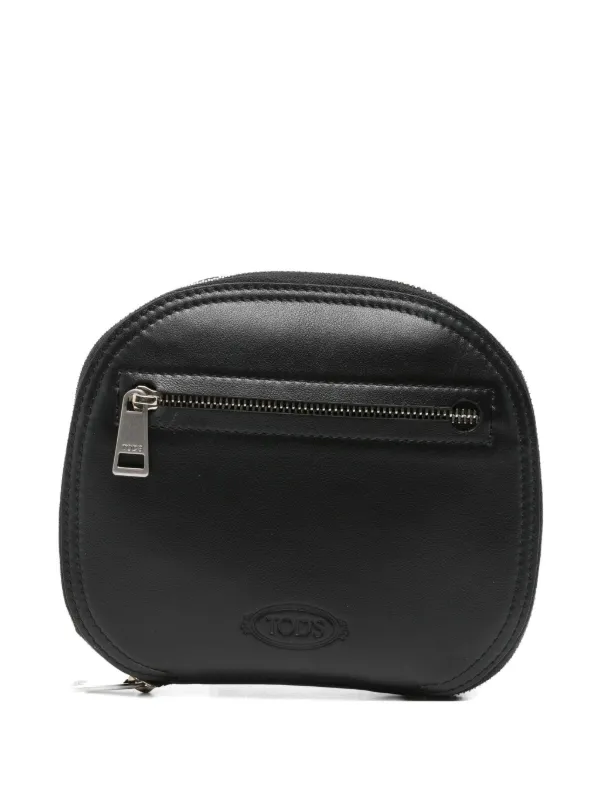 Tod's Wallet-appliqué Tote Bag in Black