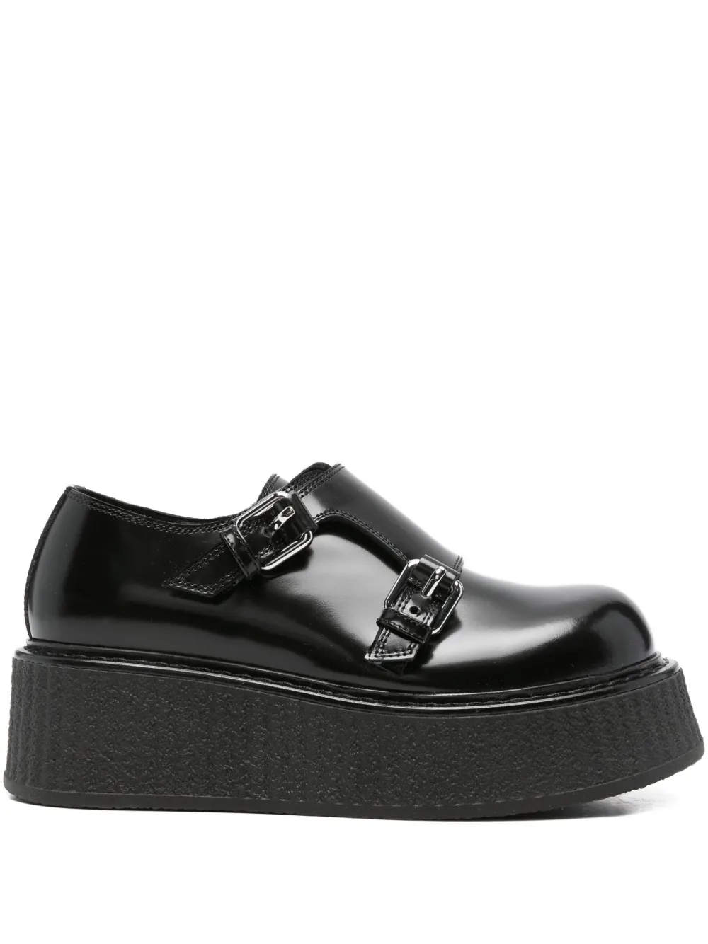 Moschino double-buckle platform shoes | Black | Image 1
