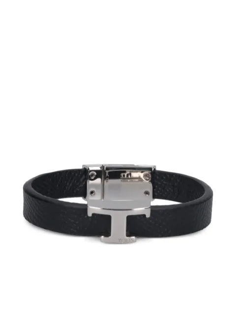 Tod's t-logo leather bracelet